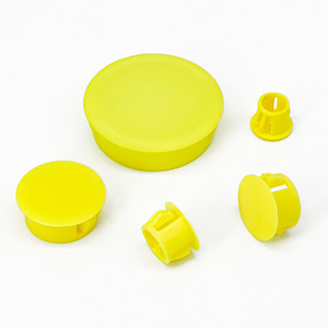 Tapa de nailon amarilla a presión para orificios de muebles, fácil instalación, para panel de seguridad, tapón para puerta XL D 001 - Product Image 4