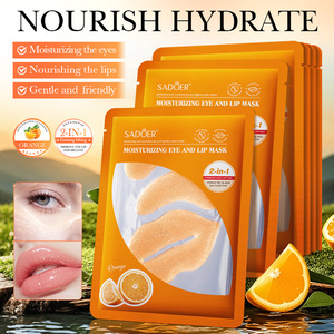 SADOER Offre Spéciale <span class=keywords><strong>Masque</strong></span> Hydrogel 2-en-1 Yeux et <span class=keywords><strong>Lèvres</strong></span> Hydratant et Raffermissant <span class=keywords><strong>pour</strong></span> Soin à Domicile et Spa - Product Image 2