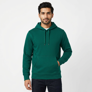 Sudadera con Capucha Básica OEM para Hombre, Corte Regular, Tejido Grueso de Felpa Francesa, Tallas Grandes, Diseño con Cierre, 100% Algodón, Invierno - Product Image 1