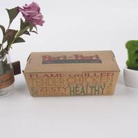 Großhandel Einweg Recycelbare Braune Kraftpapier Takeaway-Lunchboxen für Sushi, Salat, Brathähnchen & Gebratenes Bento