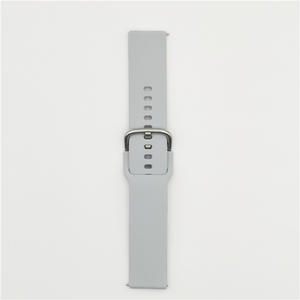 Pour Huawei Watch, bracelet en silicone uni avec barrettes à ressort à dégagement rapide, bracelet de montre en silicone 20/22 mm - Product Image 6