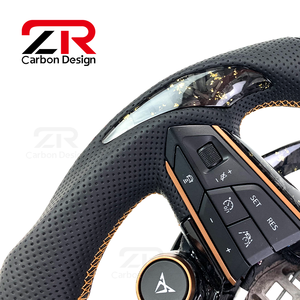 <span class=keywords><strong>Volant</strong></span> en fibre de carbone forgée avec bouton de démarrage LED pour <span class=keywords><strong>Seat</strong></span> Cupra Tavascan Terramar Formentor VZ VZ5 Leon <span class=keywords><strong>Ibiza</strong></span> Ateca Aro Born - Product Image 4