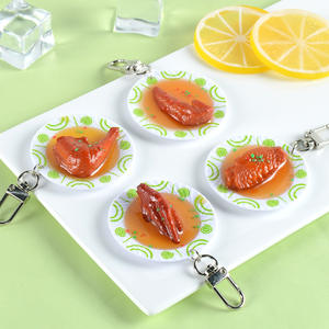 พวงกุญแจ<span class=keywords><strong>ข้าว</strong></span>ผัดจิ๋วจำลอง ของเล่นจำลองอา<span class=keywords><strong>ห</strong></span>าร ของตกแต่งประตู - Product Image 4