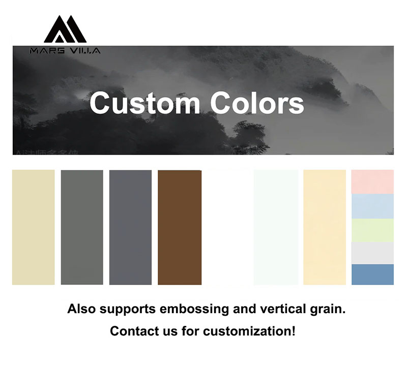 couleurs personnalisées