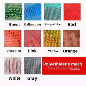 Ad alta resistenza del tessuto della maglia del poliestere ponteggio del recinto di sicurezza della maglia rete della costruzione reti di sicurezza per il Giappone, Thailand, - Product Image 6