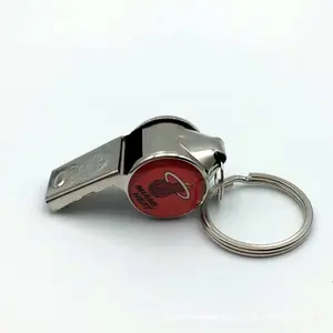 Llavero con silbato para aficionados al fútbol, España, Países Bajos, Francia, Croacia, árbitro, uso deportivo, metal, personalizable - Product Image 6
