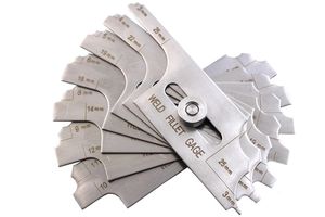 6pcs Aço Inoxidável Inspeção Gauge Combo Kit MG-8 MG-11 V-WAC Set Solda Solda <span class=keywords><strong>Weld</strong></span> Meter Gauge Tools - Product Image 5