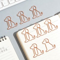 Clips de Papel con Formas Personalizadas, Clips Metálicos Coloridos para Marcar Páginas, Artículos de Papelería Promocionales al por Mayor