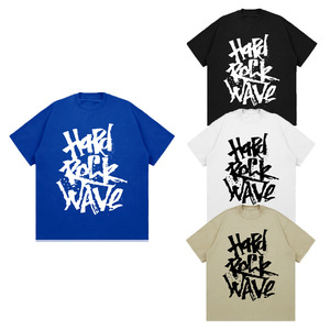 T-Shirt da Uomo Stile <span class=keywords><strong>Rap</strong></span> Retrò di Alta Moda, Design Personalizzato, 260g, Taglie Forti, 100% Cotone Pesante - Product Image 4