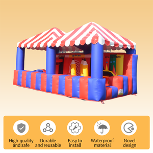 Jeux gonflables de carnaval haut de gamme 4 en 1, jeux interactifs sportifs de fête foraine pour enfants - Product Image 2