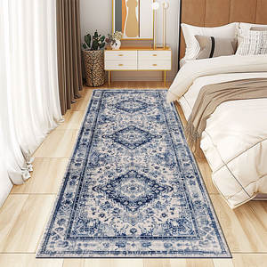 Alfombra Absorbente Antideslizante de Felpa Gruesa Estilo Étnico Rectangular Lavable con Base de TPR para Dormitorio y Sala de Estar - Product Image 2