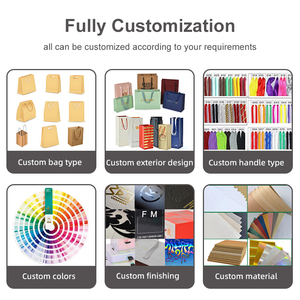 Factory Auto-Machine Made Custom Eco-Friendly Reusable Luxury Paper Packaging Pouch Gold Stamping Logo Paperboard Handheld Bag - Product Image 5