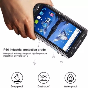 เครื่องสแกนบาร์โค้ดแบบพกพา 1D 2D ความจุ 4+64GB หน้าจอ 4.5 นิ้ว ระบบ Android 13 มาตรฐานกันน้ำกันฝุ่น IP66 รองรับ 4G Wifi บลูทูธ GSM พร้อมกล้อง รุ่น <span class=keywords><strong>T80</strong></span> - Product Image 5