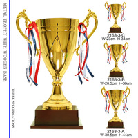 Trophées de football en gros, grande taille, design gratuit, haute qualité, artisanat classique populaire, récompense personnalisée, vente chaude