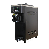 Machine à glace molle commerciale YINSHUO en acier inoxydable certifiée CE, pour lait et eau, garantie 1 an, utilisation facile sur comptoir
