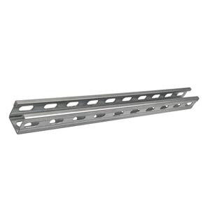 可定制加工服务41*41冷成型开槽穿孔支柱镀锌钢C通道 - Product Image 3