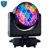 Projecteur LED mobile GBR-WL1980 19x80W IP65 pour extérieur avec contrôle DMX512/activation sonore et zoom 5-50x
