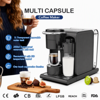 Machine à café à capsules One Touch avec réservoir à lait amovible, contrôle de température PID, usage domestique