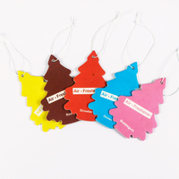 IKEDA Brand Small Trees Custom Made Hanging Air Freshener Auto Fragrance Paper Car Air Freshener