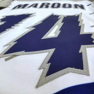 Tissu sergé adhésif bleu avalanche chaud pour uniforme de sport Hockeywear Baseball Jersey Basketball Jersey - Product Image 4