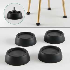 Coussinets anti-vibrations pour <span class=keywords><strong>machine</strong></span> <span class=keywords><strong>à</strong></span> <span class=keywords><strong>laver</strong></span> Pieds en caoutchouc Tapis anti-vibration Base de jambe universelle anti-bruit pour meubles - Product Image 1
