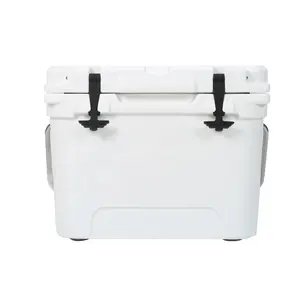 Dispositivo di raffreddamento di ghiaccio del congelatore della scatola del ghiaccio di prezzi di fabbrica di plastica rotomolsi di alta qualità per il campeggio all'aperto