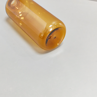 Botol Kosmetik Perawatan Kulit Plastik Coklat Kosong 500ml/16oz dengan Tutup Sekrup (Boston Round)