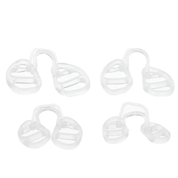 Dispositif de dilatateur nasal assisté par sommeil à respiration facile Anti-ronflement Silicone narine Anti-ronflement évents nasaux arrêter les traitements de ronflement