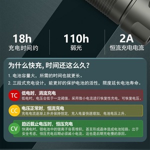 Xinsite S150 <b>Flashlight</b> 6000 Lumen Long Range <b>Rechargeable</b> LED Outdoor Torch - Product Image 4
