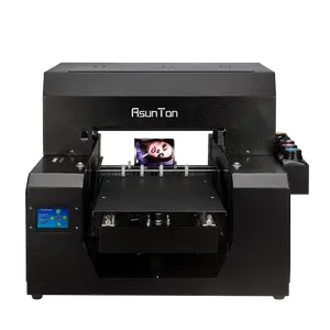 Tempat Tidur Datar Multi Fungsi Printer UV dengan Printer 3d Putar Casing Telepon Led UV, Kartu Hadiah Chrismax dan Botol Printer UV Roll