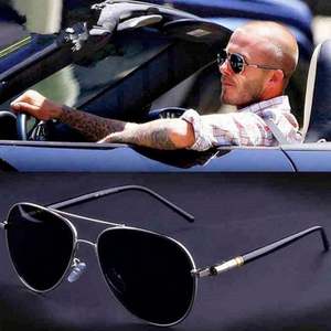 Lunettes de soleil polarisées surdimensionnées pour hommes, style aviation, en métal, haute qualité, pour la conduite et la pêche – Meilleures ventes - Product Image 1