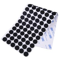 Coussinets de pieds en silicone personnalisés, coussinets ronds adhésifs 3M, joints antidérapants épaissis, entretoises autocollantes anti-collision