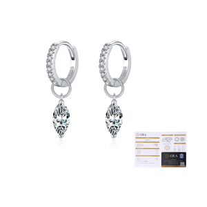 Conjunto de joyería de moissanita al por mayor conjunto de regalo de mujer conjunto de joyería de boda con certificado GIA - Product Image 2