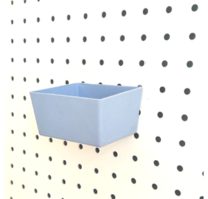 Organizador de Bandejas de Plástico con Panel Perforado, Color Personalizable, de Una Sola Capa, para Oficina, Manualidades, Garaje, Banco de Trabajo, Estantes de Exhibición, Paco - Product Image 4