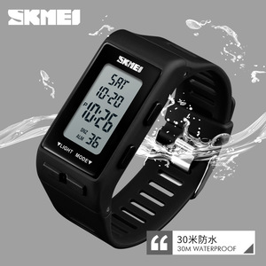 Skmei Digital Sports Watch Black Led Display Waterproof 10m Kids Watch With Alarm And Countdown Function - Product Image 4