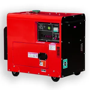 1 Phase 3kva 5kva 6kva small silent soundproof diesel generator price