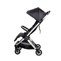 Poussette de bébé compacte en aluminium à pliage automatique