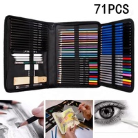 Ensemble de crayons à croquis d'artiste professionnel avec plomb coloré certifié EN71