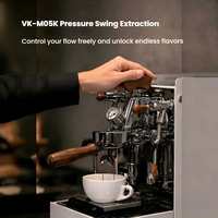 Mesin Espresso Boiler Penukar Panas 2L dengan Tekanan 9 Bar & Uap Kuat untuk Ekstraksi Presisi