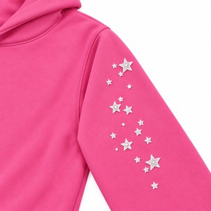 Hoodie en molleton épais de luxe 400 g/m² avec strass VVS motif araignée, entrepôt USA, fournisseurs 1.1 - Product Image 4
