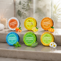 Tablet Uap Mandi Eucalyptus Alami 100% Murni, Aromaterapi Minyak Esensial Organik, Set Uap Mandi Spa