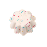 Einweg Umweltfreundliche Blumenförmige Bunte Muffin-Formen Silikon-Formen Fondant-Kuchendekoration Mousse-Kuchenformen