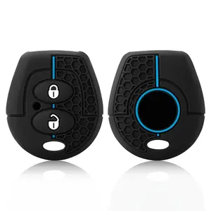 Custodia Protettiva in Silicone per Chiave Smart VW Polo Golf Passat Bora Sharan Skoda Octavia Fabia Seat Corboda Leon <span class=keywords><strong>Ibiza</strong></span> - Product Image 3