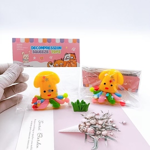 ของเล่นบีบปลาหมึกหลากสี TPR ขายส่ง ของเล่นบีบคลายเครียดสำหรับทุกเพศ ของเล่นบีบปลาหมึกหลากสี Taba Squishy - Product Image 3