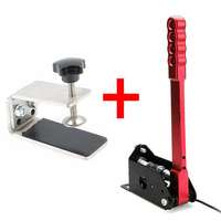 AOSU klem rem tangan USB SIM 14-Bit, kompatibilitas PC game balap (G25/G27/G29/T300/T500) kompatibel FANATEC