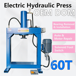 <span class=keywords><strong>Presse</strong></span> <span class=keywords><strong>hydraulique</strong></span> électrique QDLSF 60/80/100/120 tonnes pour l'entretien mécanique des véhicules, machine <span class=keywords><strong>de</strong></span> pressage <span class=keywords><strong>de</strong></span> bagues et d'arbres pour <span class=keywords><strong>garage</strong></span> automobile OEM - Product Image 2
