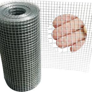 Grillage soudé galvanisé à mailles carrées avec services de pliage et de découpe pour structure de serre, système de soutien des plantes et clôture - Product Image 1