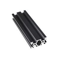 Machine d'emballage Profils de persiennes en aluminium et en verre Profil en aluminium de 8cm pour caisson lumineux extérieur