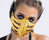 Mode Lady Sliver Golden Mirror Masque Avec Plume Femmes Danse Disco Party Event Performance Masque
