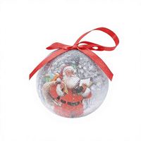 Ornements d'arbre de Noël, boule de Noël en papier, impression multi-motifs, décoration